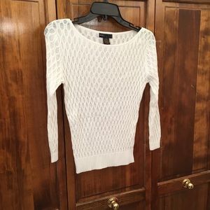 FINAL PRICE -Grace Elements semi-sheer knit blouse, stretch, size MP
